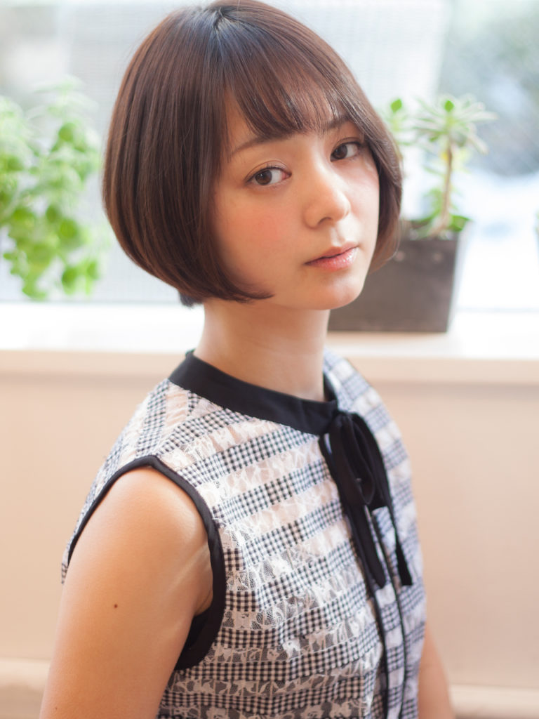 大人可愛いショートボブ