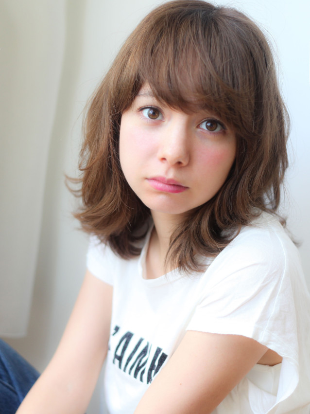 大人可愛いミディアム 低身長
